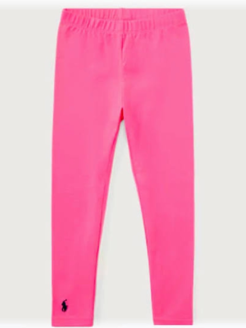 Ralph Lauren Baby Girls Stretch Jersey Leggings Pink 24M NWT